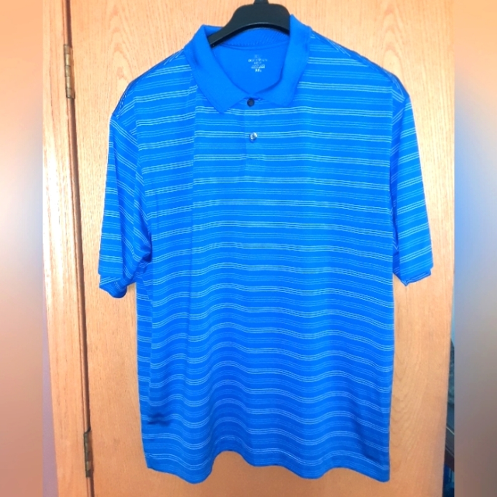 Mens size XXL,  Dockers Blue Polo Shirt